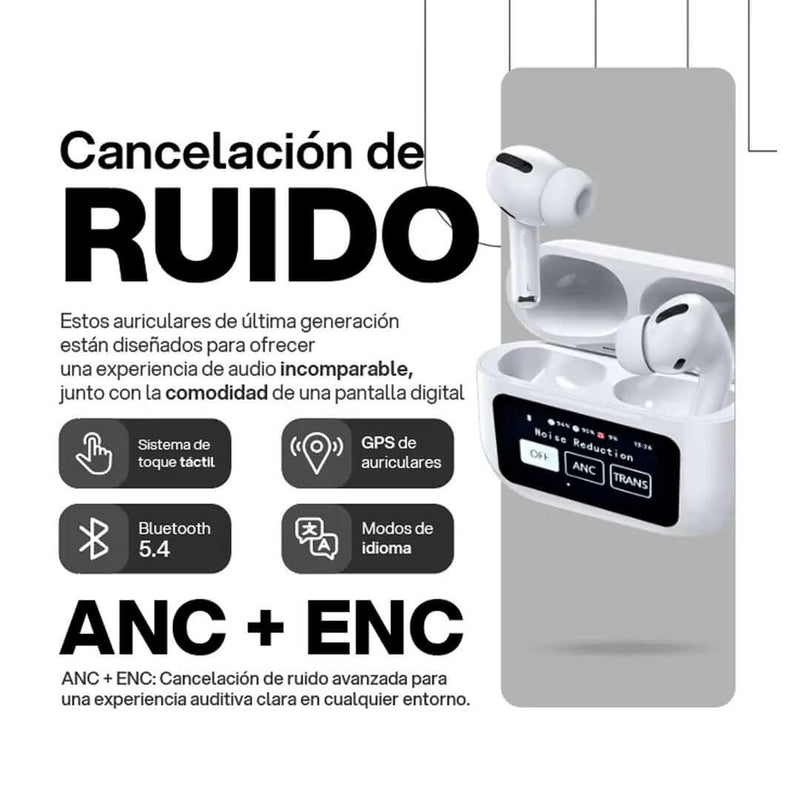 AIRPODS PRO CON PANTALLA TACTIL+ LAYARD GRATIS